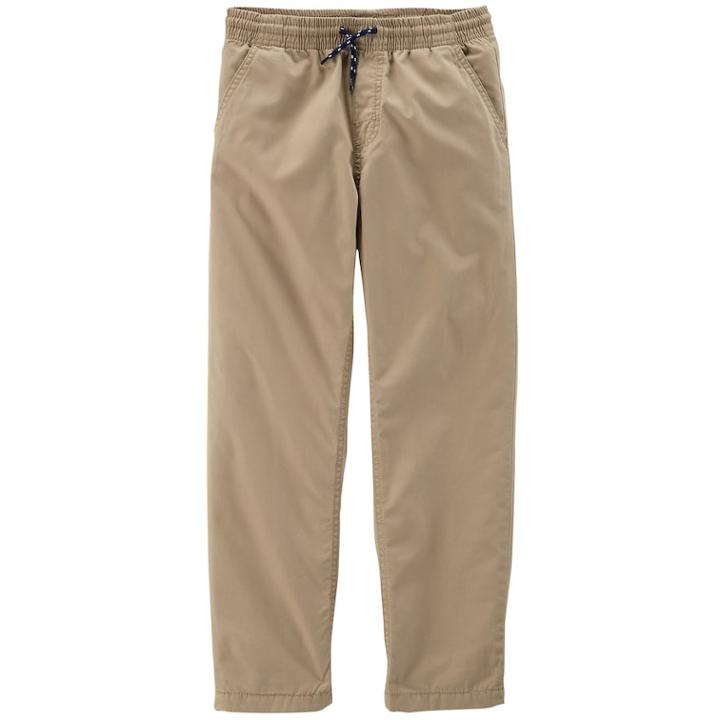 Boys 4-12 Carter's Lined Pants, Size: 6, Med Beige