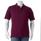 Big & Tall Grand Slam Classic-fit Striped Airflow Performance Golf Polo, Men's, Size: Xl Tall, Purple Oth, Comfort Wear