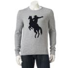 Men's Urban Pipeline&reg; Horse Crew Sweater, Size: Xl, Med Grey
