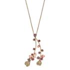 Dana Buchman Beaded Tulip Charm Y Necklace, Women's, Multicolor
