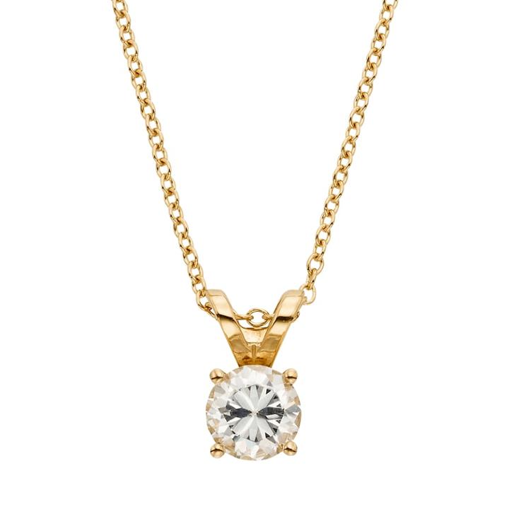 Evergreen Diamonds 1/2 Carat T.w. Igl Certified Lab-created Diamond Solitaire Pendant, Women's, White