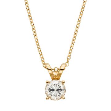 Evergreen Diamonds 1/2 Carat T.w. Igl Certified Lab-created Diamond Solitaire Pendant, Women's, White