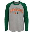 Boys 4-18 Miami Hurricanes Audible Tee, Size: 8-10, Grey