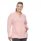 Plus Size Tek Gear&reg; Dry Tek Zip-front Hoodie, Women's, Size: 2xl, Med Pink