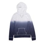Girls 7-16 Harper & Elliot Lace-up Neck Hoodie, Size: Small, Blue