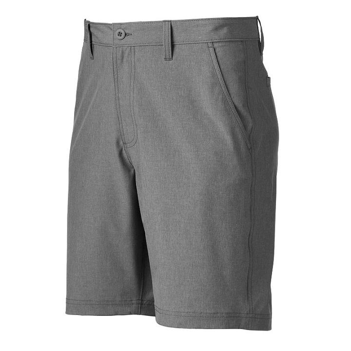 Men's Croft & Barrow&reg; Classic-fit Stretch Hybrid Shorts, Size: 36, Dark Grey