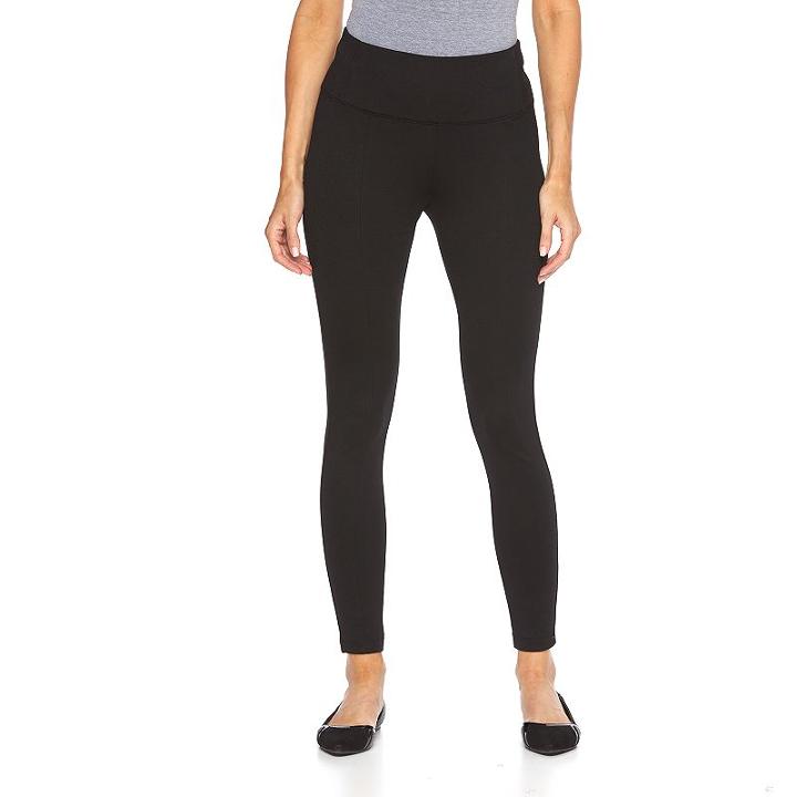 Women's Apt. 9&reg; Tummy Control Leggings, Size: Medium, Black