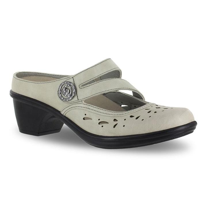 Easy Street Columbus Women's Clogs, Size: Medium (8.5), Grey