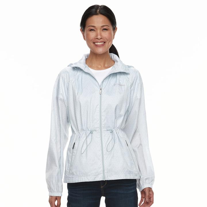 Women's Columbia Stone Creek Hooded Anorak Jacket, Size: Xl, Natural