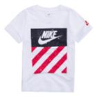 Boys 4-7 Nike Patriotic Reflective Logo Graphic Tee, Size: 5, White