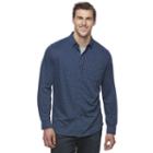 Big & Tall Croft & Barrow&reg; Classic-fit Stretch Button-down Shirt, Men's, Size: 3xl Tall, Blue