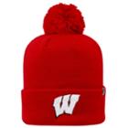 Adult Top Of The World Wisconsin Badgers Tow Pom Hat, Adult Unisex, Med Red