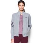 Women's Under Armour French Terry Zip-up Jacket, Size: Xl, Dark Grey
