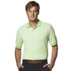 Men's Chaps Classic-fit Striped Performance Golf Polo, Size: Xl, Green