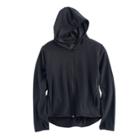 Girls 7-16 & Plus Size So&reg; Full Zip Microfleece Hoodie, Size: 18 1/2, Black
