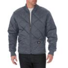 Men's Dickies Diamond Quilted Nylon Jacket, Size: Large, Med Grey