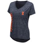 Women's Illinois Fighting Illini Wordmark Tee, Size: Large, Blue (navy)