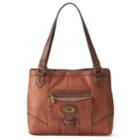 Concept Blainfield Two-tone Satchel, Women's, Dark Brown