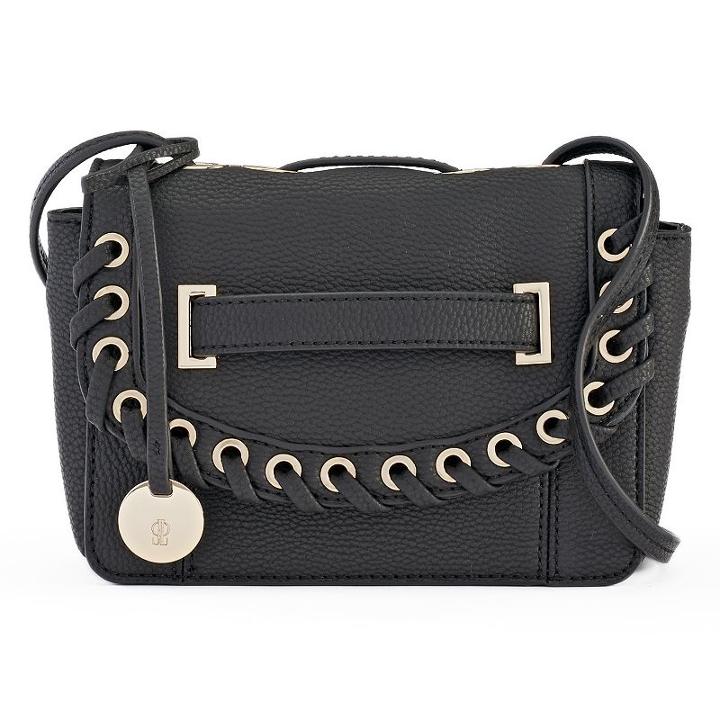 Jennifer Lopez Hailey Grommet Crossbody Bag, Women's, Black