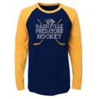 Boys 4-18 Nashville Predators Hockey Sticks Tee, Size: 16-18, Blue (navy)