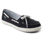 Eastland Skip Women's Canvas Boat Shoes, Size: 5.5 Med, Black