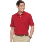 Men's Croft & Barrow&reg; Signature Interlock Polo, Size: Medium, Med Red