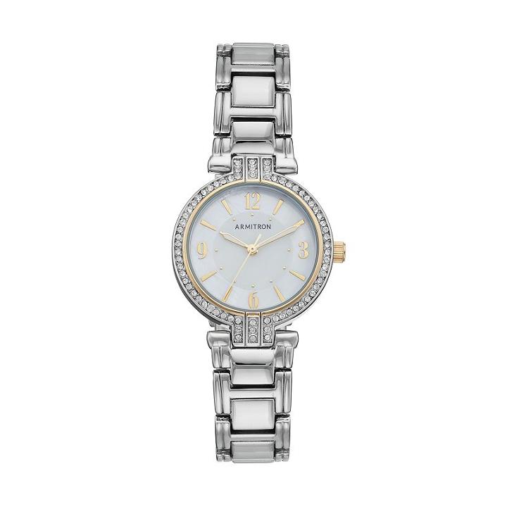 Armitron Women's Crystal Watch - 75/5377mpft, Grey