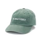 Madden Nyc Women's No Bad Vibes Twill Baseball Cap, Med Green