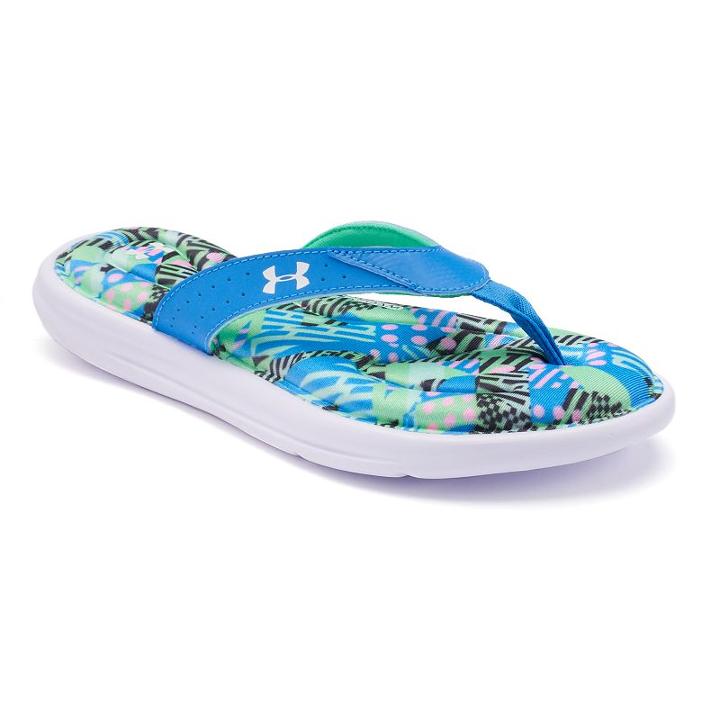 Under Armour Marbella Girls' Sandals, Girl's, Size: 4, Natural