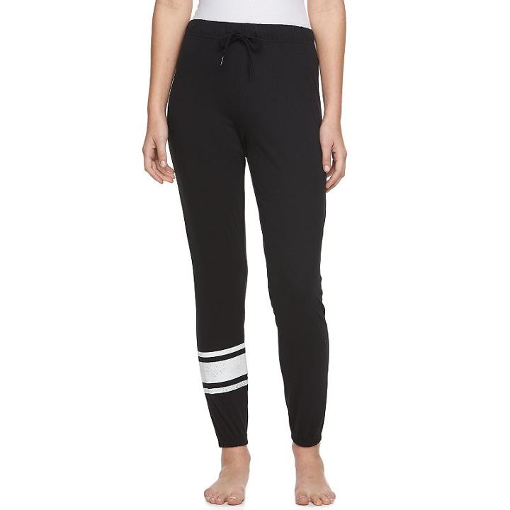 So, Juniors' &reg; Knit Jogger Pants, Size: Medium, Oxford