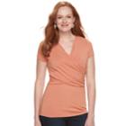 Maternity A:glow Drape Nursing Tee, Women's, Size: M-mat, Med Pink