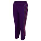 Girls 7-16 New Balance Moisture-wicking Performance Capri Tights, Size: 10-12, Drk Purple