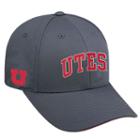 Adult Top Of The World Utah Utes Cool & Dry One-fit Cap, Men's, Grey (charcoal)