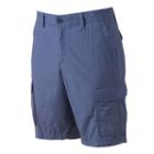 Men's Apt. 9&reg; Modern-fit Solid Poplin Cargo Shorts, Size: 42, Med Blue