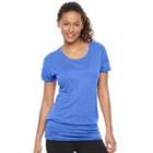 Women's Tek Gear&reg; Ruched Active Tunic, Size: Medium, Blue (navy)