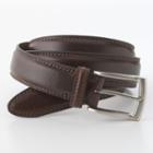 Dockers&reg; Stitched Leather Belt, Men's, Size: 46, Brown