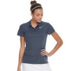 Women's Nike Short Sleeve Golf Polo, Size: Medium, Blue