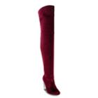Olivia Miller Merrick Women's Over-the-knee Boots, Size: 5.5, Light Red