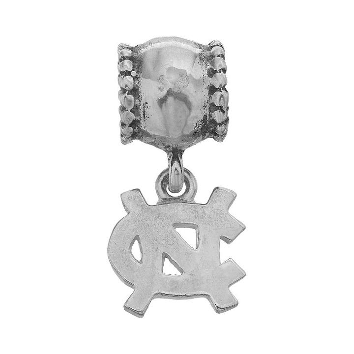 Dayna U Sterling Silver North Carolina Tar Heels Team Logo Charm, Women's, Grey