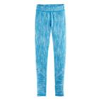 Girls 7-16 & Plus Size So&reg; High-rise Space-dyed Performance Leggings, Size: 20 1/2, Blue