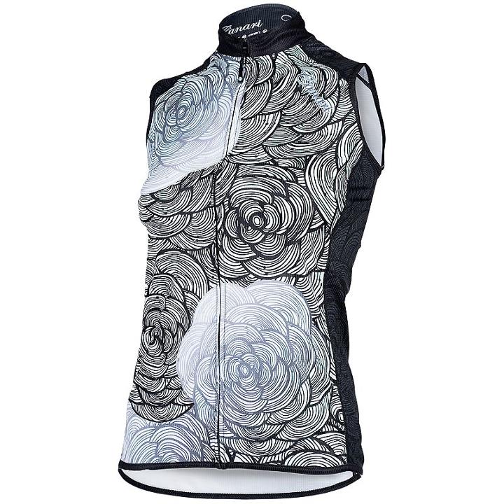 Women's Canari Asha Full-zip Cycling Tank, Size: Small, Black