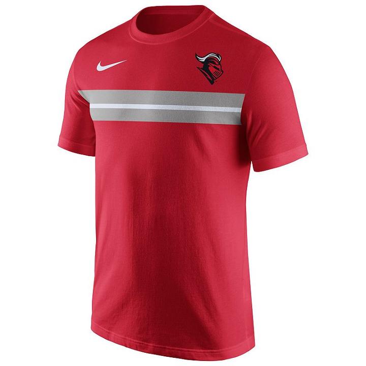 Men's Nike Rutgers Scarlet Knights Team Stripe Tee, Size: Large, Red