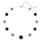 Napier Black & Filigree Circle Necklace, Women's