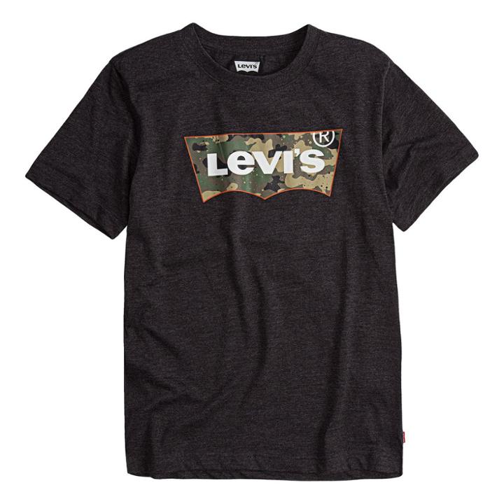 Boys 8-20 Levi's&reg; Camouflage Batwing Logo Tee, Size: Medium, Dark Grey