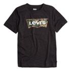 Boys 8-20 Levi's&reg; Camouflage Batwing Logo Tee, Size: Medium, Dark Grey