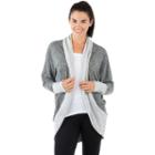 Women's Avalanche Fionna Open-front Colorblock Cardigan, Size: Small, Oxford