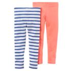 Girls 4-8 Carter's 2-pk. Leggings, Size: 4, Pink