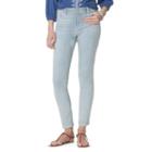 Women's Chaps Release-hem Crop Skinny Jeans, Size: 10, Blue