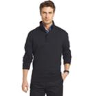 Men's Van Heusen Classic-fit Stretch Mockneck Pullover, Size: Large, Black