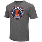 Men's Campus Heritage Illinois Fighting Illini Emblem Tee, Size: Large, Dark Blue